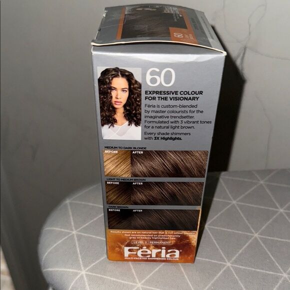 L'Oreal Paris crystal Brown Hair Color, shimmering and deep conditioning NIB - Picture 6 of 7